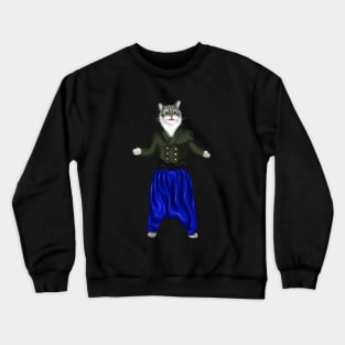 Funny Cat Lovers Gift Crewneck Sweatshirt